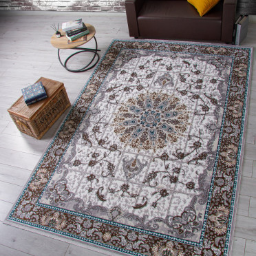 Ковер F640 - GREEN-BLUE - Прямоугольник - коллекция HALIF