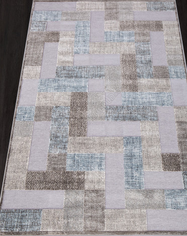 Ковер бельгийский 938502-694991 Genova (Акрил, Эвкалиптовый шелк, серый)