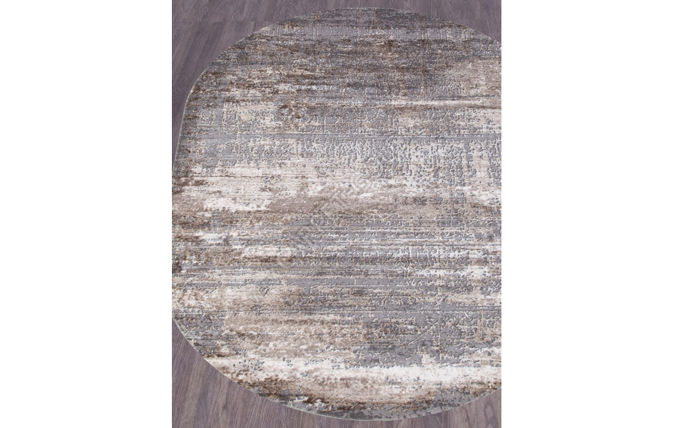 Ковер 04050C - GREY / BROWN - Овал ARMINA