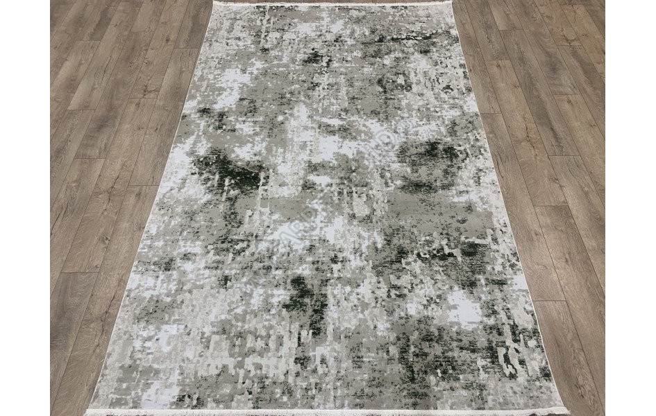 04643B CREAM/L.GREEN DECO