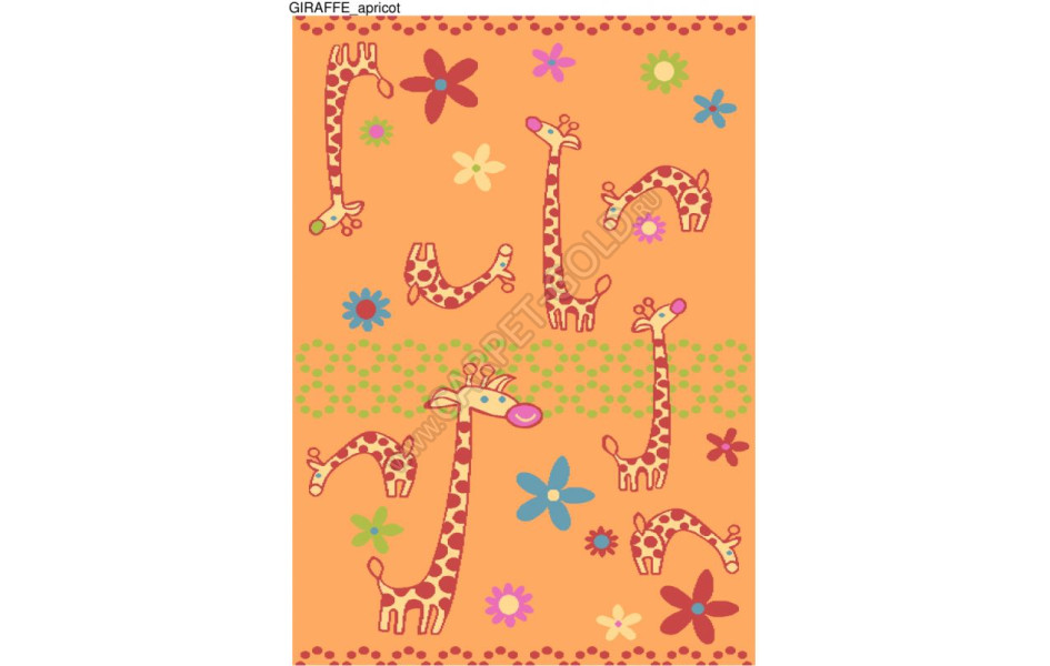 Детский коврик Giraffe a apricot